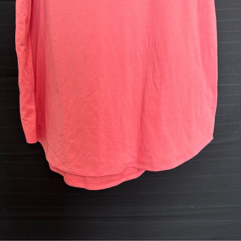 Wonderly Studio Coral Pink Sleeveless Night Gown Pajama Polyester Stretch Sz. XL - Picture 4 of 9